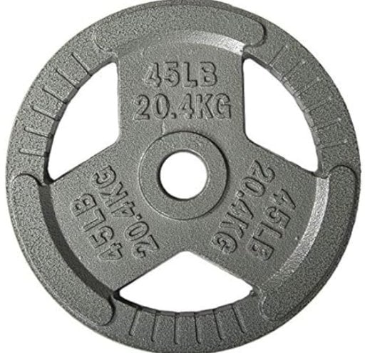 Fitvids Cast Iron Plate Weight Plate 45-lb Deal