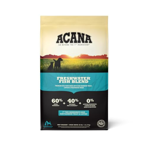 ACANA Grain Free Dry Dog Food Freshwater Fish Recipe 25lb Bag