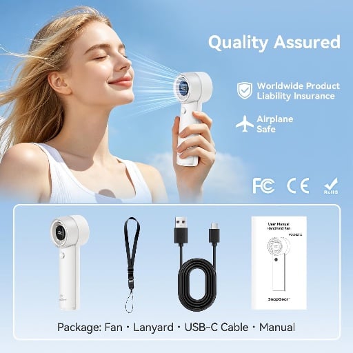 Ultra-Light 95g Pocket Portable Fan Deal
