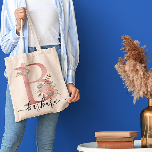 Initial Tote Bags for Women Bachelorette Party Favors