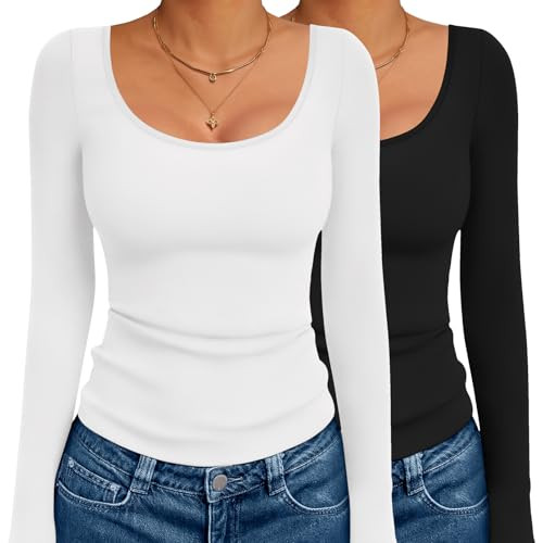Ekouaer 2 Pack Slim Fit Shirts
