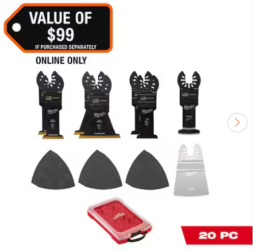 Milwaukee Oscillating Multi-Tool Blade Kit (20-Piece)