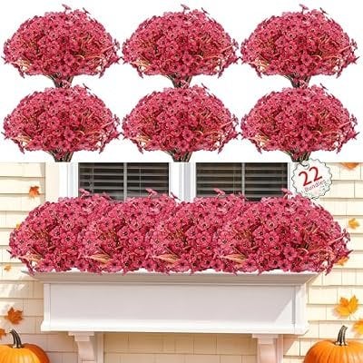 Artificial Fall Flowers Mums 22-Pack Deal