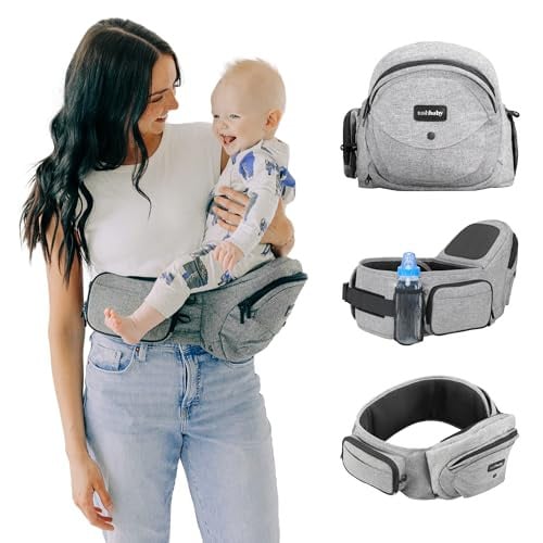 Tushbaby Hip Seat Baby Carrier (Grey) Deal