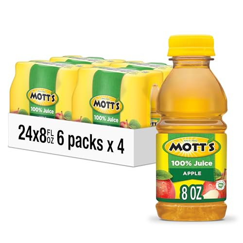 24-Pack 8-Oz Mott's 100% Apple Juice