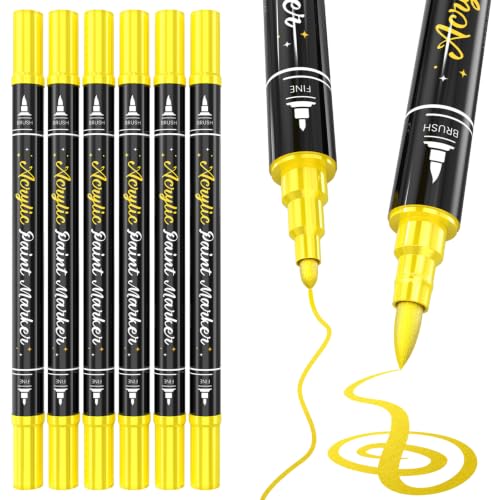 6-Pack Gold Paint Marker Paint Pen Deal