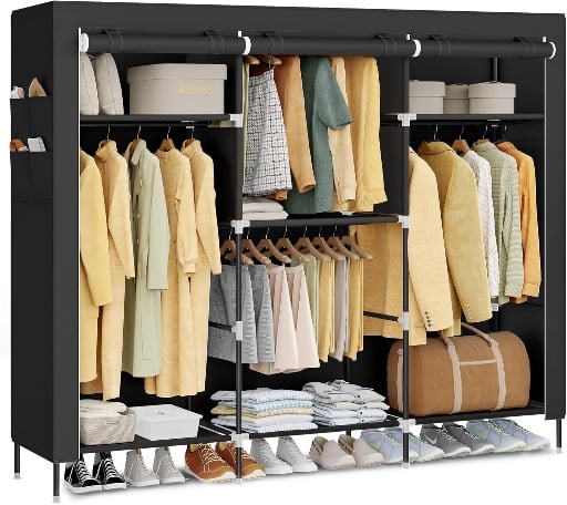 SONGMICS Portable Closet 74.4 x 17.7 x 70.9 Inches Deal