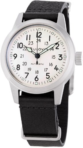BULOVA Hack Automatic Ivory Dial 38mm Men's Watch