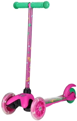 Barney Light up Wheels Tilt and Turn Toddler Scooter