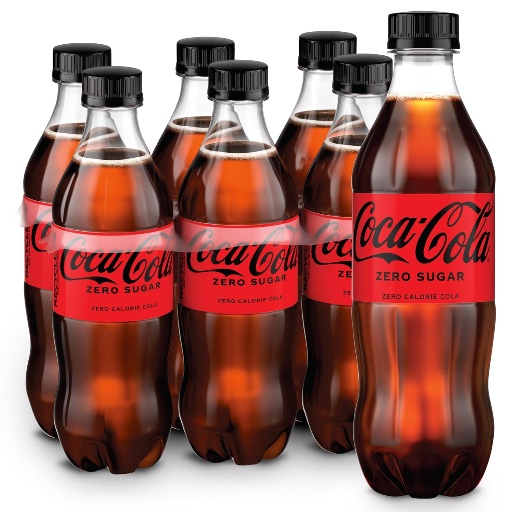 Coke Zero Sugar Diet Soda Soft Drink 6-Pack