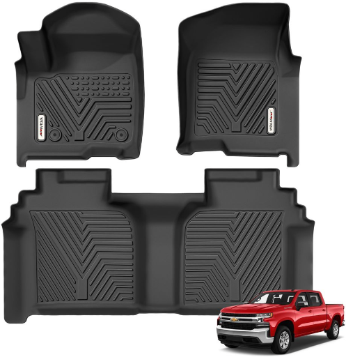 YITAMOTOR Floor Mats Compatible with Chevy Silverado/GMC Sierra Deal