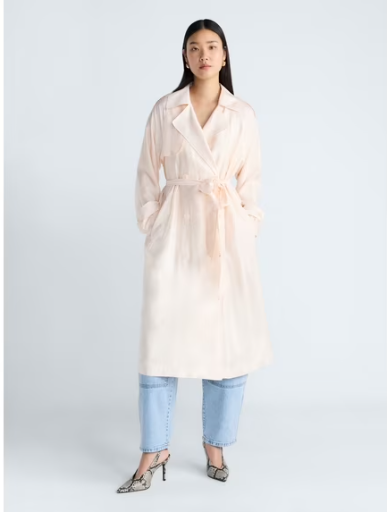 Devil Wears Prada Women's Scoop Collection Trench Coat