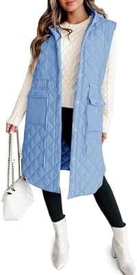 Tankaneo Women’s Long Puffer Vest