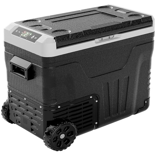 EUHOMY 53QT (50L) 12 Volt Portable Refrigerator Freezer