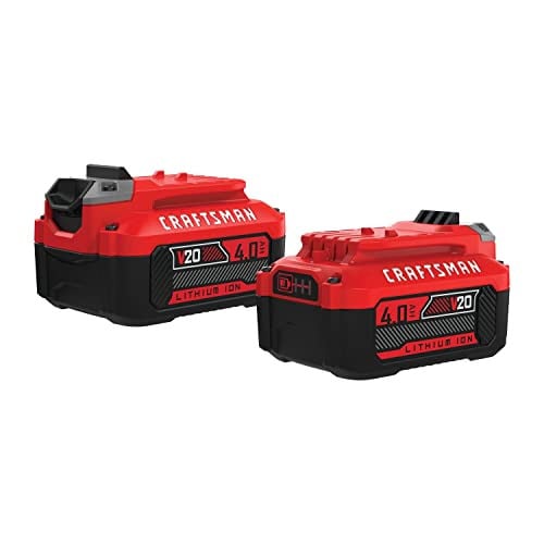 CRAFTSMAN V20 4Ah Lithium Ion Power Tool Battery 2-Pack Deal