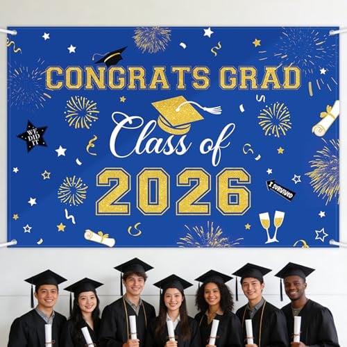 Oeyliz Congrats Grad Decorations/Banner Class of 2026 Deal