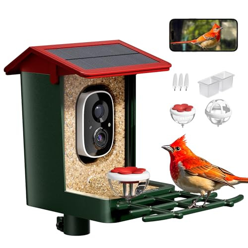 Solar Powered Smart Bird Feeder with Camera