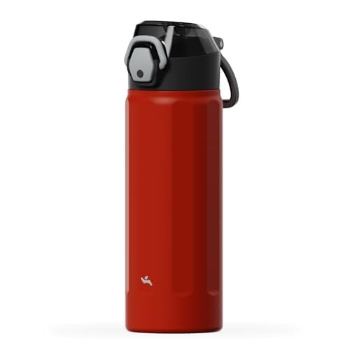Konokyo FLOWPLAY 18-Oz Locking Push-Button Water Bottle w/ Silicone Spout Deal