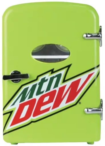 6-Can Mountain Dew Themed Retro Mini Refrigerator Deal
