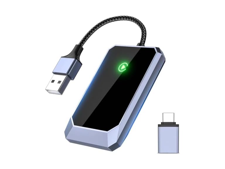 Terunsoul Plug & Play Wireless Carplay Adapter for Apple iPhone/iOS 10+ Deal