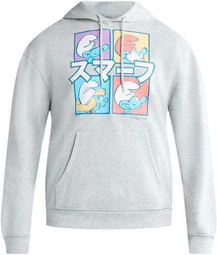 Smurfs Men's and Big Men's Graphic Hoodie