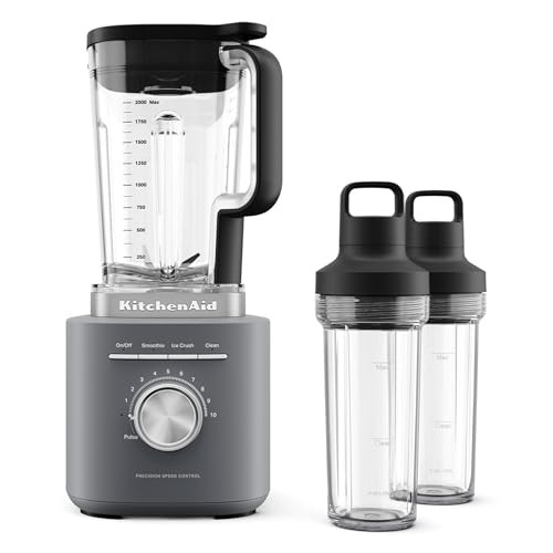 KitchenAid Pure Power Blender with 2 Personal Blending Jars 1700 Watt Peak Power