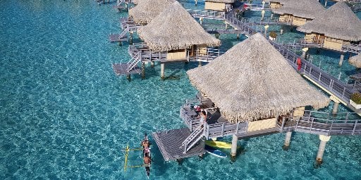 Overwater Bungalow Bora Bora Getaway with LA Flights