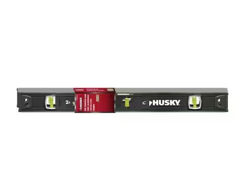 Husky 2-Pack 9in. Torpedo and 24in. Aluminum Level