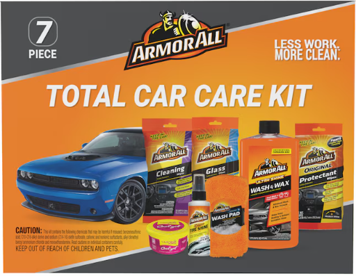 Armor All Car Care Kit 7-Count Liquid Car Exterior Cleaner