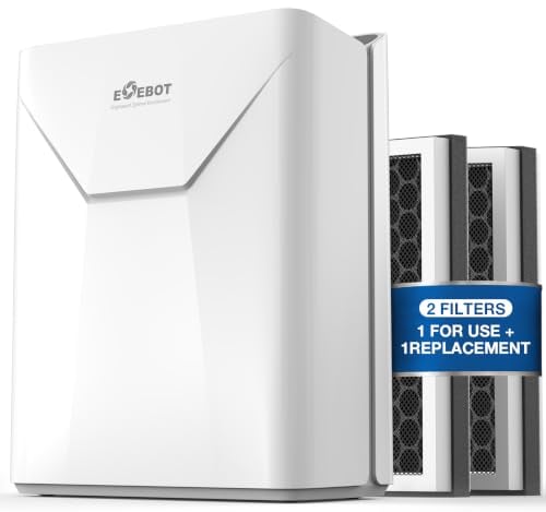 EOEBOT Air Purifier for Large Room Up to 2,390Ft² (2 HEPA Filters Included) Deal