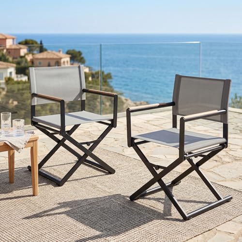 Grand patio Extra-Wide Folding Directors Chairs Set of 2 Deal