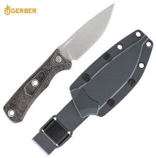 Gerber Convoy 3.9" Drop Point Fixed Blade Knife w/Sheath