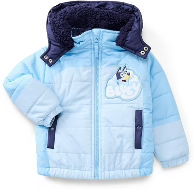 Character Toddler Cosplay Jacket with Hood (Bluey or Spiderman)