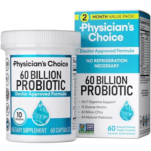 Physician's Choice Men's or Women's Probiotics 60 Billion CFU 60-Count