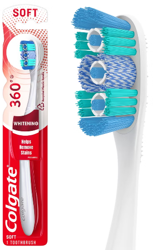 Colgate 360 Optic White Whitening Toothbrush - Soft Deal