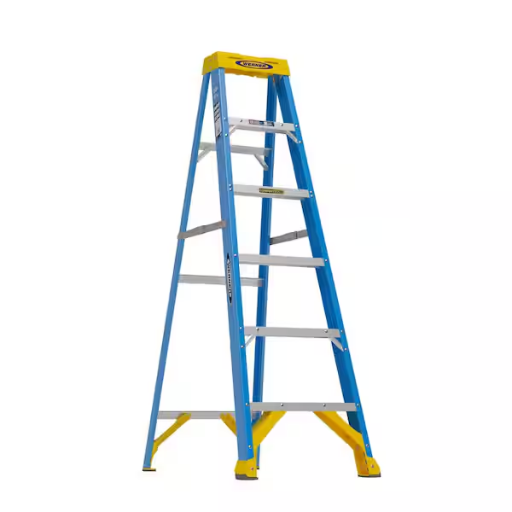 Werner 6 ft. Fiberglass Step Ladder
