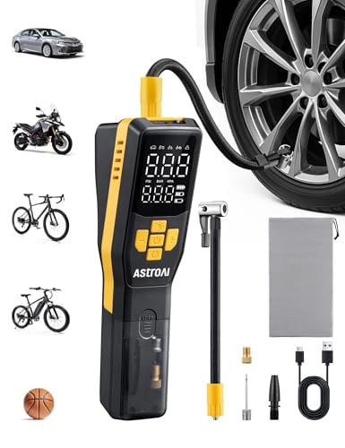 AstroAI 150 PSI Tire Inflator / Air Compressor w/ LCD Display