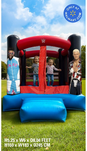 WWE Inflatable Bouncer Indoor/Outdoor Toddler Bouncy House (5.25'x6'x8.04') Deal