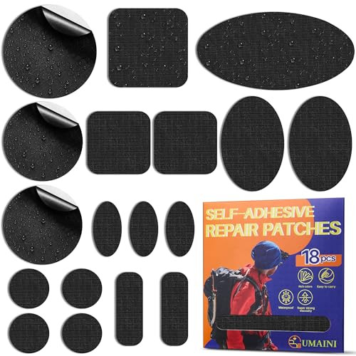 Down Jacket Repair Patch Kit 18-Pcs
