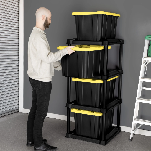 Sterilite 4 Tier Tote Rack Deal