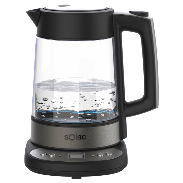 SOLAC 1.7L Temperature Select Glass Kettle