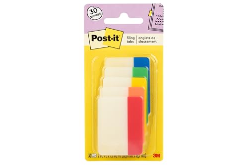 Post-it Sticky Tabs 2" x 1.5" 30 Total Count