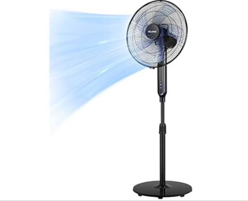 PELONIS 16" Oscillating Pedestal Fan