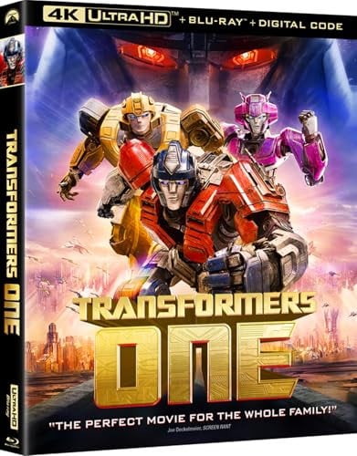 Transformers One (4K UHD + Blu-ray + Digital) Deal