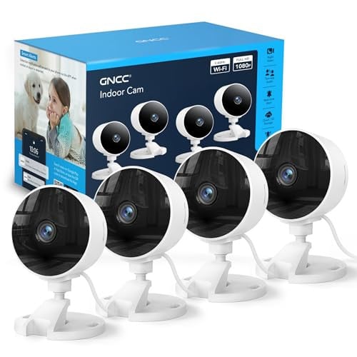 GNCC Indoor Security Cam 1080P 4-Pack
