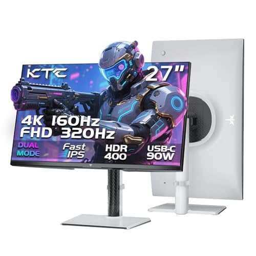 KTC 27" 4K 160Hz IPS HDR400 Dual Mode Gaming Monitor