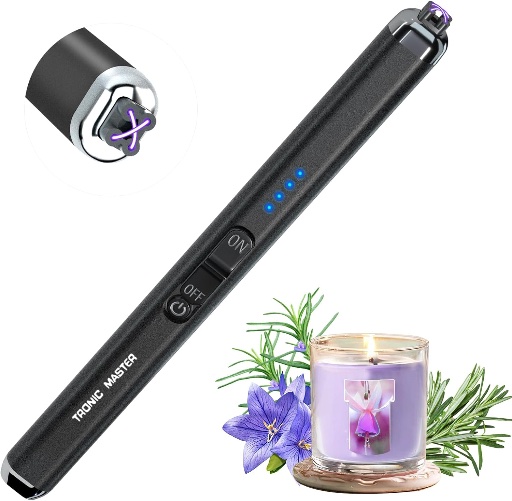Electric Candle Lighter Rechargeable Dual Arc Plasma Lighter