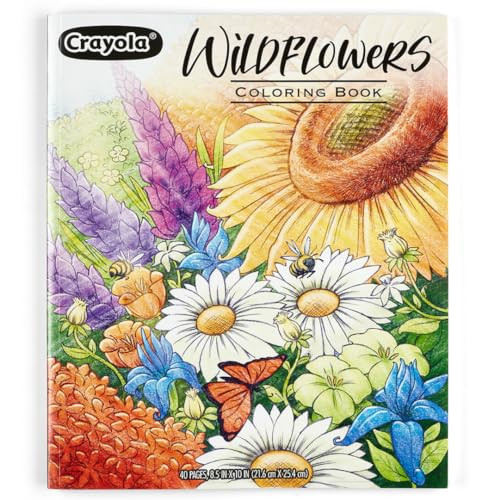 Crayola Wildflower Coloring Book (40 Pages)