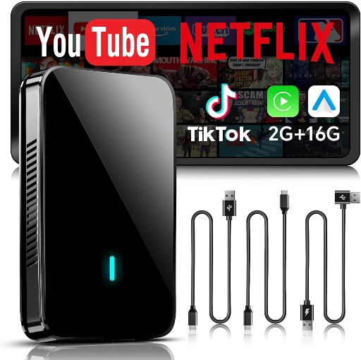 ATOTO 16+2 GB Wireless CarPlay Adapter