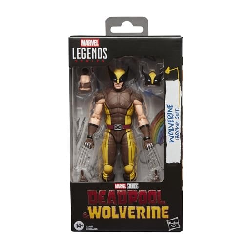 6" Marvel Legends Series Wolverine Brown Suit Action Figure